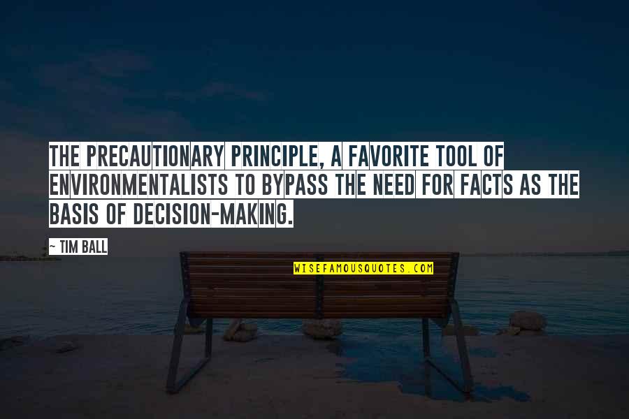 Precautionary Quotes By Tim Ball: the Precautionary Principle, a favorite tool of environmentalists