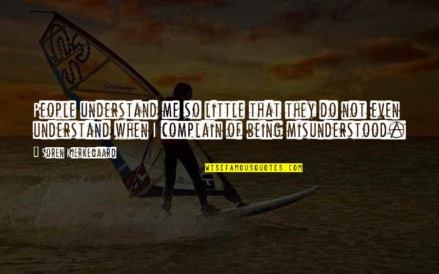 Predestinacion Cancion Quotes By Soren Kierkegaard: People understand me so little that they do Predestinacion Cancion Quotes By Soren Kierkegaard: People understand me so little that they do