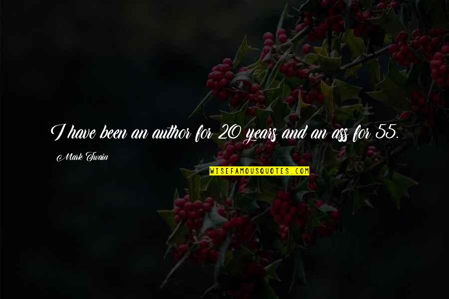 Prediabetes Quotes By Mark Twain: I have been an author for 20 years