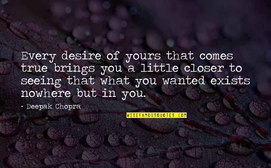 Predstavuje Synonymum Quotes By Deepak Chopra: Every desire of yours that comes true brings Predstavuje Synonymum Quotes By Deepak Chopra: Every desire of yours that comes true brings
