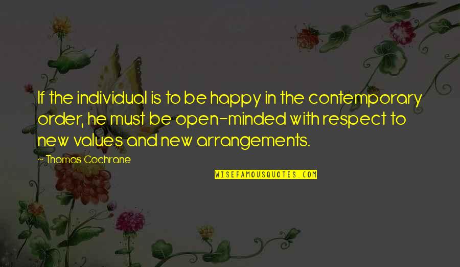 Preferes Isto Quotes By Thomas Cochrane: If the individual is to be happy in