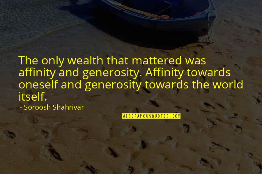 Pregnant Lady Images With Quotes By Soroosh Shahrivar: The only wealth that mattered was affinity and Pregnant Lady Images With Quotes By Soroosh Shahrivar: The only wealth that mattered was affinity and