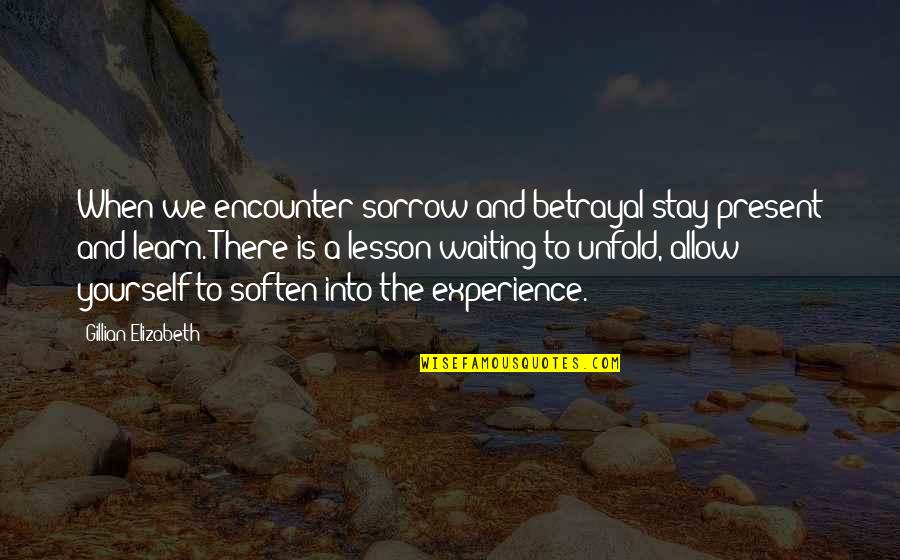 Preheat Air Quotes By Gillian Elizabeth: When we encounter sorrow and betrayal stay present Preheat Air Quotes By Gillian Elizabeth: When we encounter sorrow and betrayal stay present