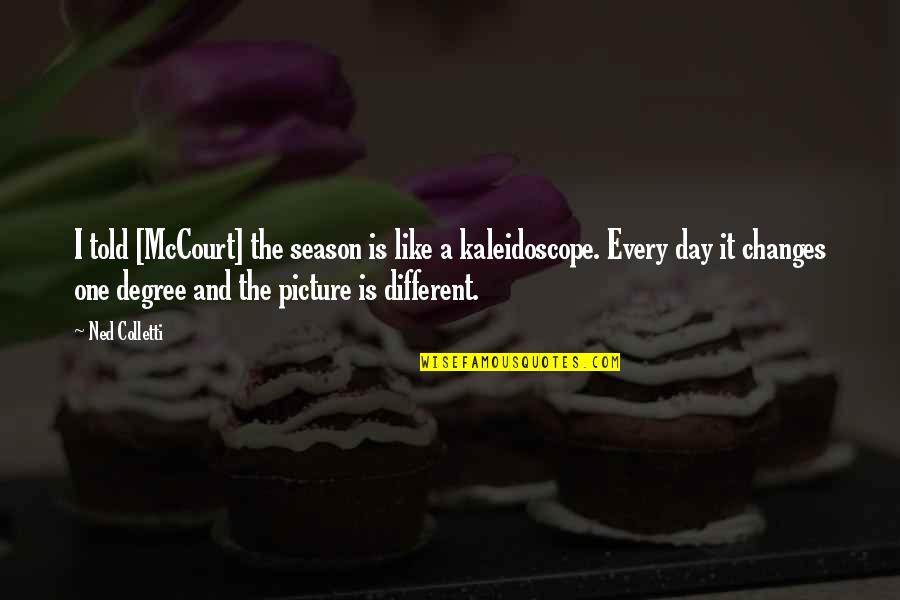 Prejudice In Jane Eyre Quotes By Ned Colletti: I told [McCourt] the season is like a