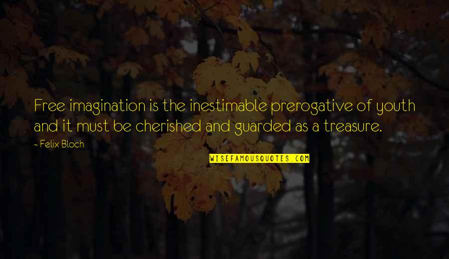 Prerogative Vs Prerogative Quotes By Felix Bloch: Free imagination is the inestimable prerogative of youth Prerogative Vs Prerogative Quotes By Felix Bloch: Free imagination is the inestimable prerogative of youth