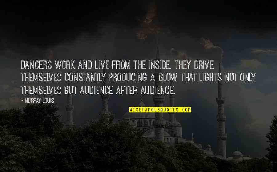 Present Time Quotes Quotes By Murray Louis: Dancers work and live from the inside. They Present Time Quotes Quotes By Murray Louis: Dancers work and live from the inside. They