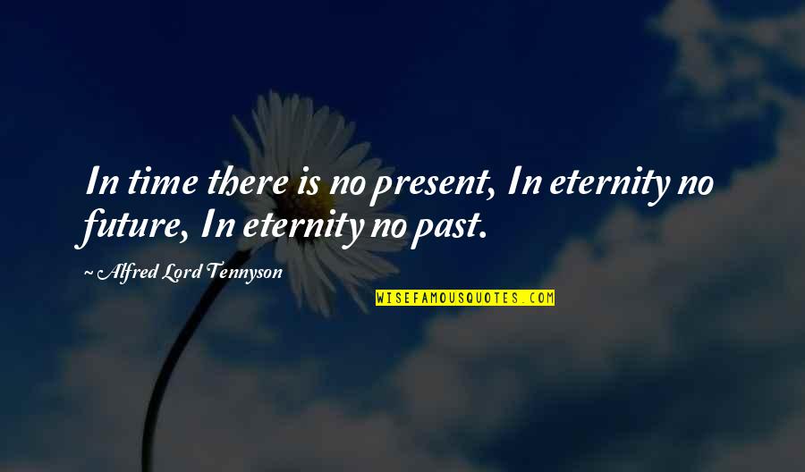 Present Vs Future Quotes By Alfred Lord Tennyson: In time there is no present, In eternity Present Vs Future Quotes By Alfred Lord Tennyson: In time there is no present, In eternity