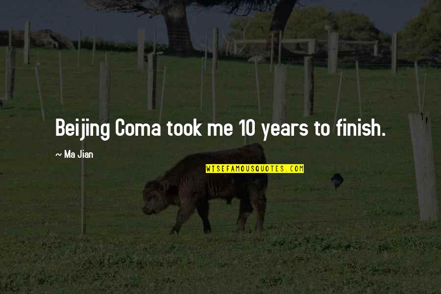 Preservacion Del Quotes By Ma Jian: Beijing Coma took me 10 years to finish. Preservacion Del Quotes By Ma Jian: Beijing Coma took me 10 years to finish.