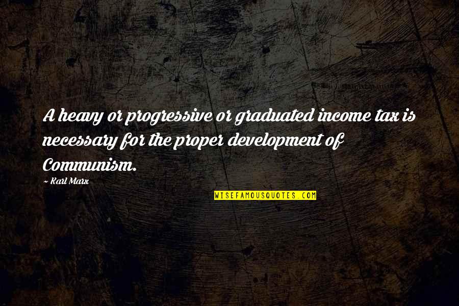 President Uhuru Kenyatta Quotes By Karl Marx: A heavy or progressive or graduated income tax