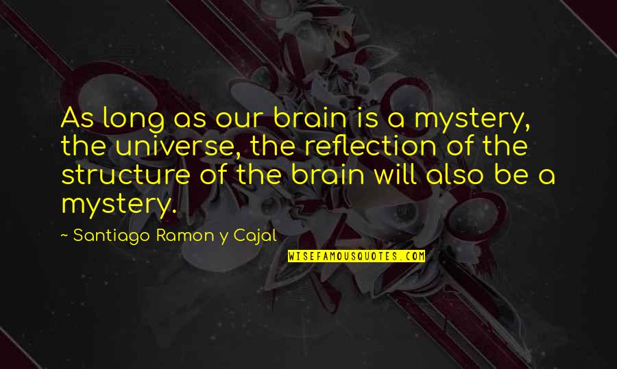 Presidential Labor Day Quotes By Santiago Ramon Y Cajal: As long as our brain is a mystery,