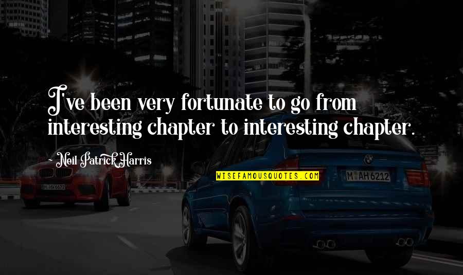 Pretendo Network Quotes By Neil Patrick Harris: I've been very fortunate to go from interesting