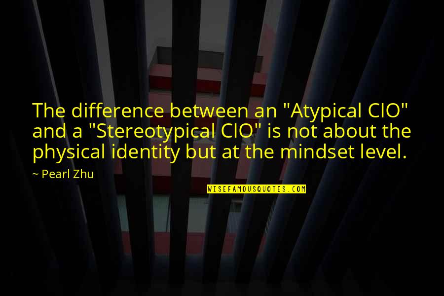 Pretentiousness Quotes By Pearl Zhu: The difference between an "Atypical CIO" and a