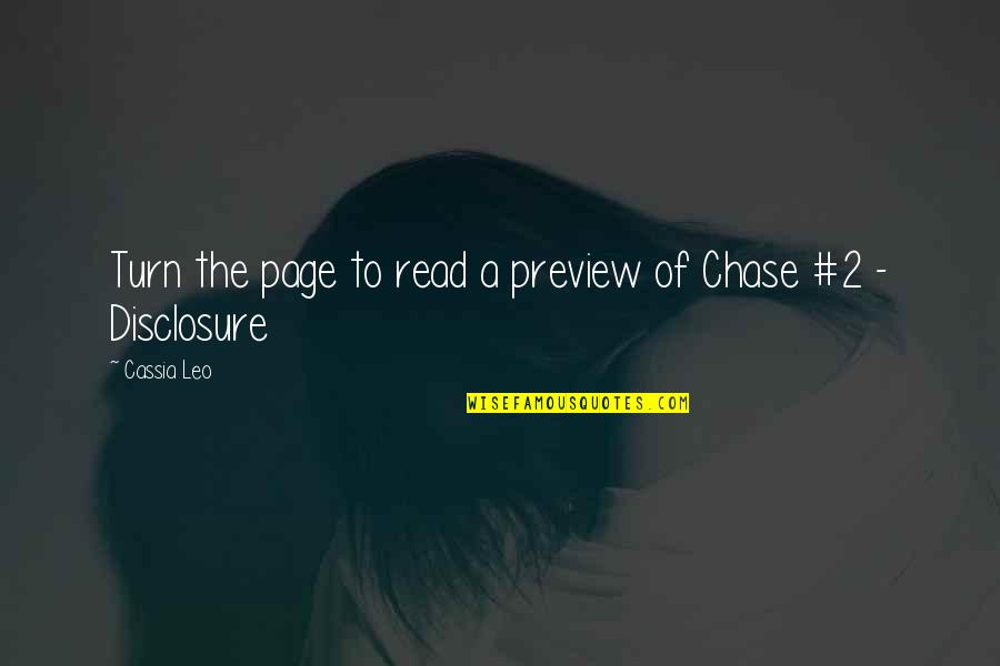 Preview Quotes By Cassia Leo: Turn the page to read a preview of