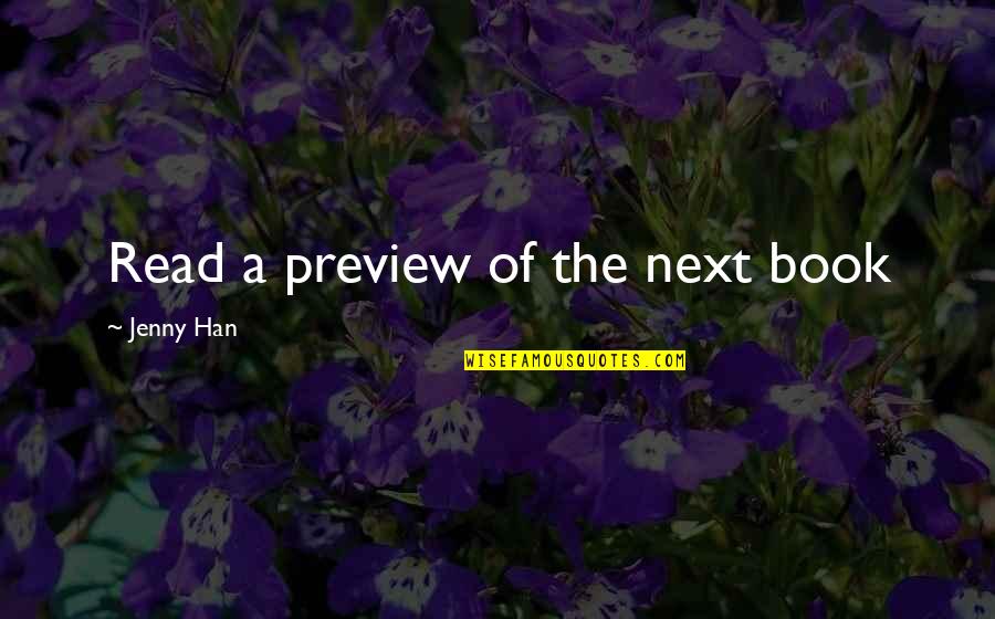 Preview Quotes By Jenny Han: Read a preview of the next book
