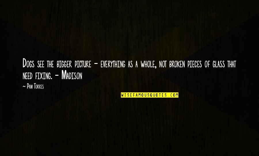 Prezintatsiyalar Quotes By Pam Torres: Dogs see the bigger picture - everything as Prezintatsiyalar Quotes By Pam Torres: Dogs see the bigger picture - everything as