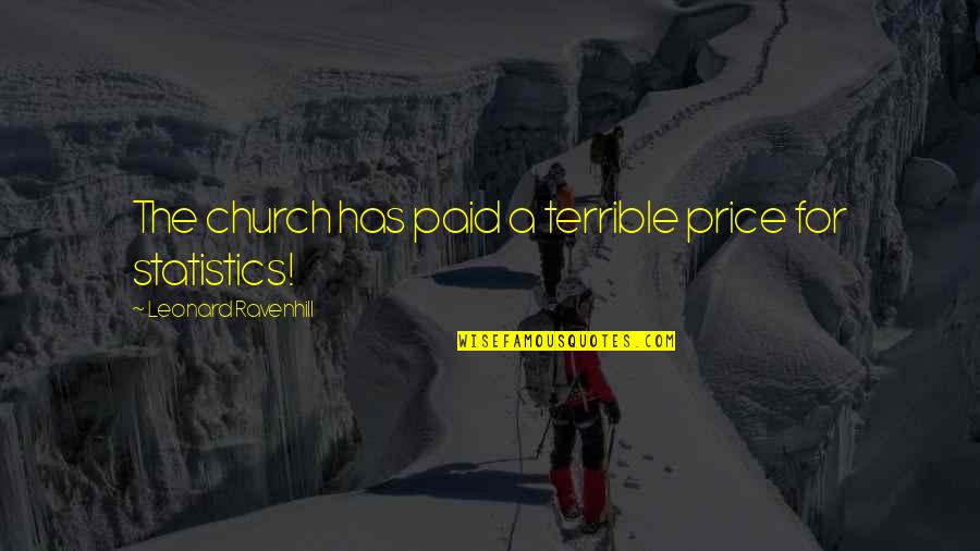 Price Paid Quotes By Leonard Ravenhill: The church has paid a terrible price for