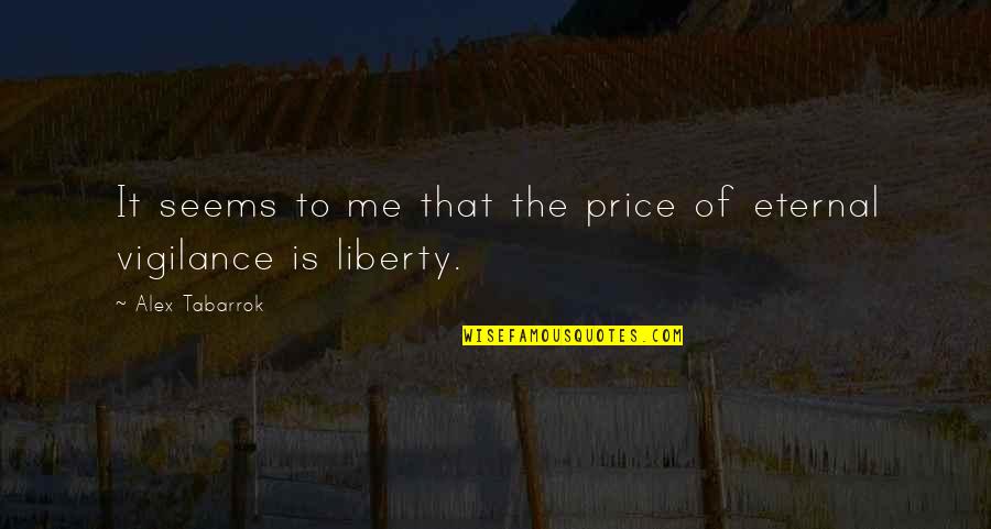 Price Quotes By Alex Tabarrok: It seems to me that the price of