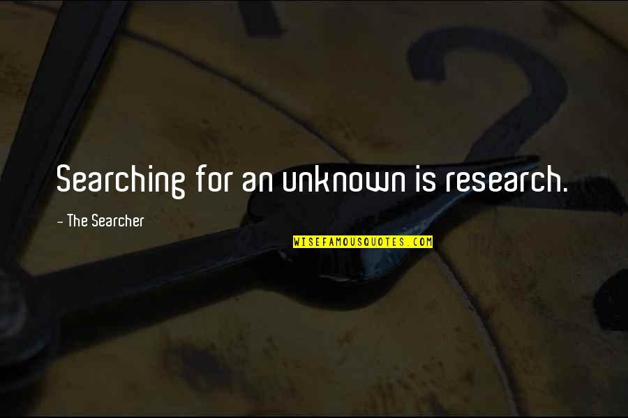 Priddy Quotes By The Searcher: Searching for an unknown is research. Priddy Quotes By The Searcher: Searching for an unknown is research.