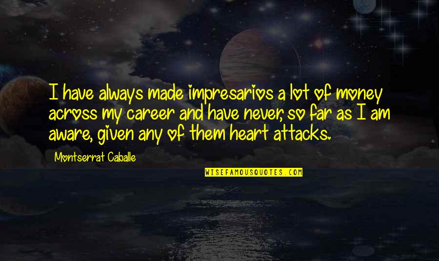Primary School Leadership Quotes By Montserrat Caballe: I have always made impresarios a lot of