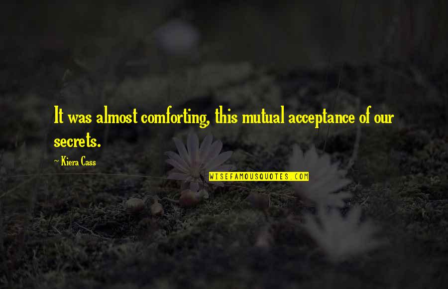 Prince Valiant Owen Marshall Quotes By Kiera Cass: It was almost comforting, this mutual acceptance of