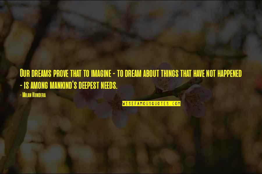 Prinniedidit Quotes By Milan Kundera: Our dreams prove that to imagine - to Prinniedidit Quotes By Milan Kundera: Our dreams prove that to imagine - to