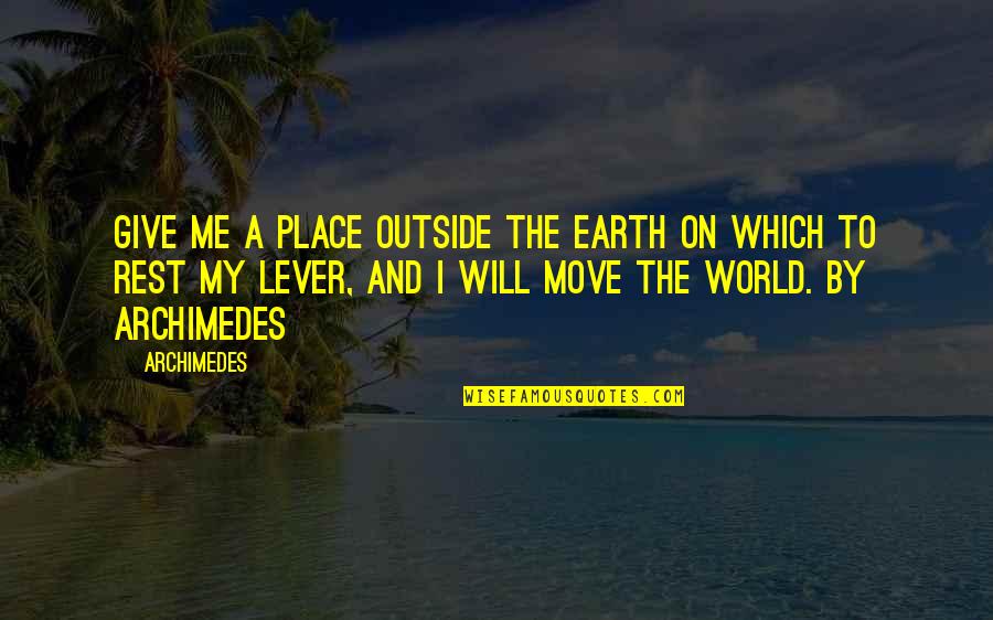 Printf Double Quotes By Archimedes: Give me a place outside the earth on