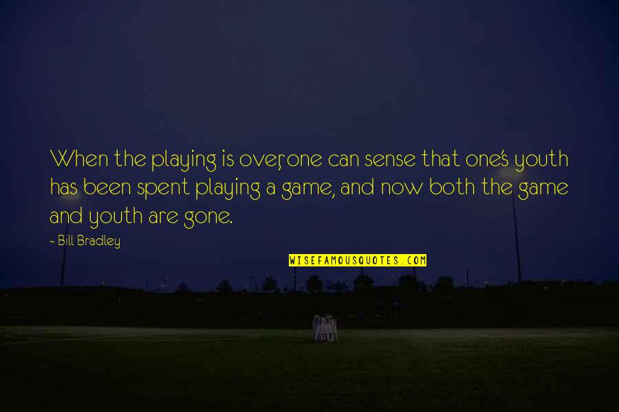 Prise De Quote Quotes By Bill Bradley: When the playing is over, one can sense Prise De Quote Quotes By Bill Bradley: When the playing is over, one can sense
