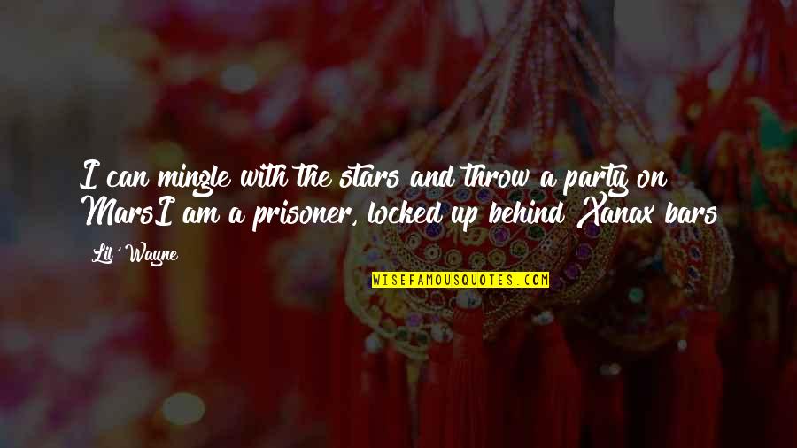 Prisoner Quotes By Lil' Wayne: I can mingle with the stars and throw Prisoner Quotes By Lil' Wayne: I can mingle with the stars and throw