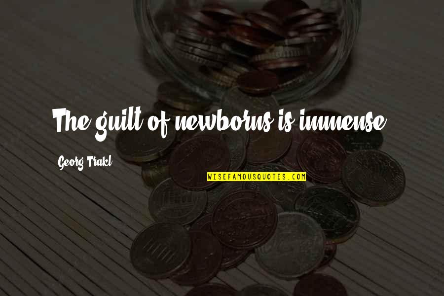 Pritikin Diet Quotes By Georg Trakl: The guilt of newborns is immense. Pritikin Diet Quotes By Georg Trakl: The guilt of newborns is immense.
