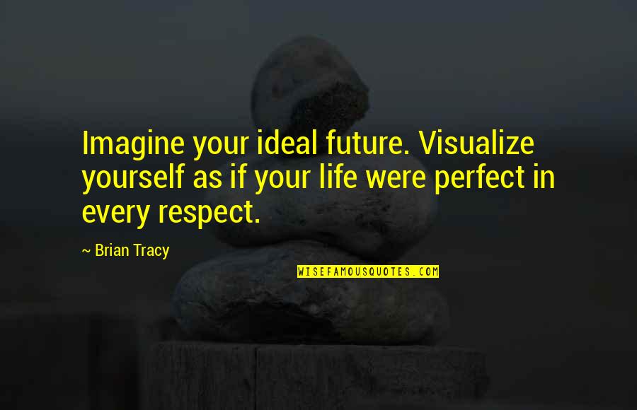Pritish Nandy Quotes By Brian Tracy: Imagine your ideal future. Visualize yourself as if