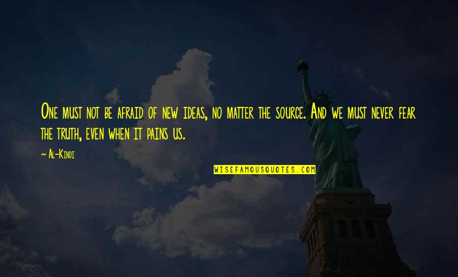 Prld Quote Quotes By Al-Kindi: One must not be afraid of new ideas, Prld Quote Quotes By Al-Kindi: One must not be afraid of new ideas,