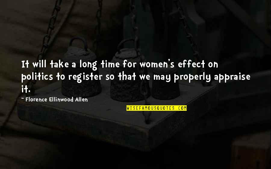 Pro Obamacare Quotes By Florence Ellinwood Allen: It will take a long time for women's Pro Obamacare Quotes By Florence Ellinwood Allen: It will take a long time for women's