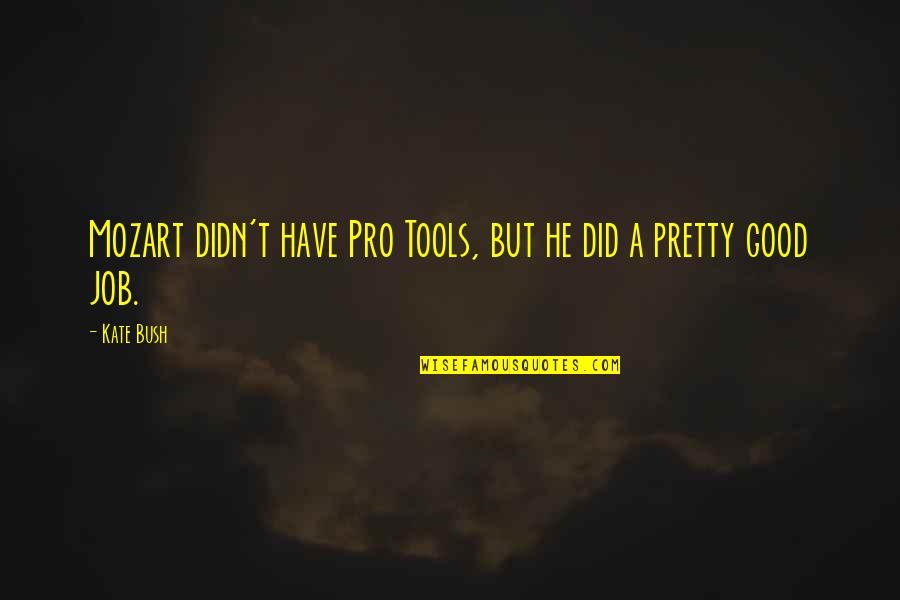 Pro Tools Quotes By Kate Bush: Mozart didn't have Pro Tools, but he did