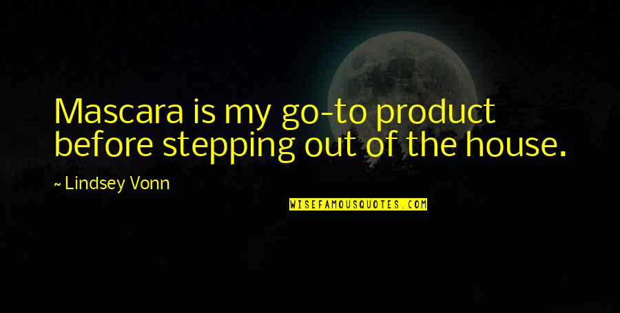 Product The Quotes By Lindsey Vonn: Mascara is my go-to product before stepping out