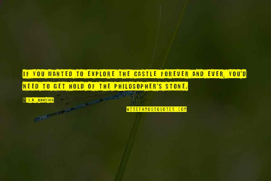 Profesores Animados Quotes By J.K. Rowling: If you wanted to explore the castle forever