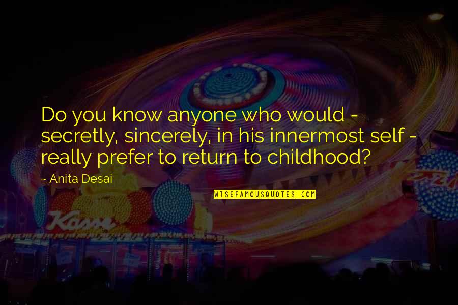 Profilin Quotes By Anita Desai: Do you know anyone who would - secretly,