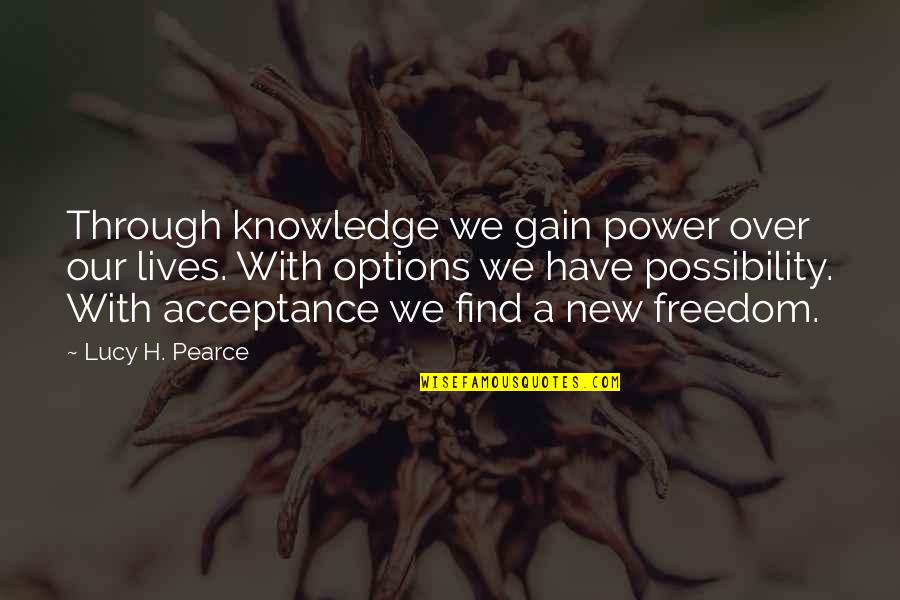 Profugo Significado Quotes By Lucy H. Pearce: Through knowledge we gain power over our lives.