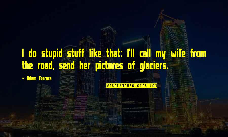 Prognostics Surveys Quotes By Adam Ferrara: I do stupid stuff like that: I'll call Prognostics Surveys Quotes By Adam Ferrara: I do stupid stuff like that: I'll call