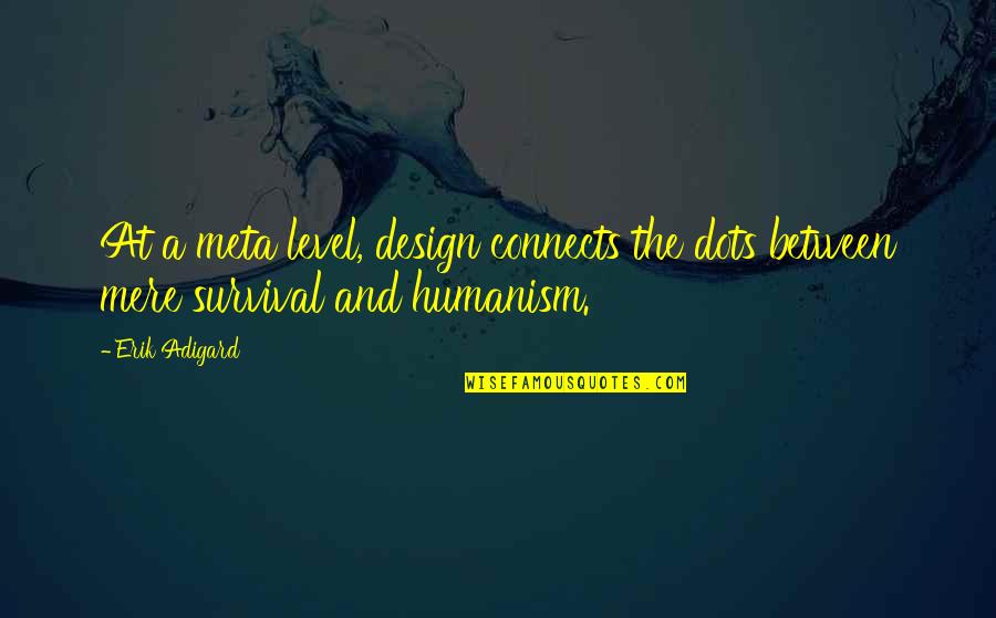 Prokschi Quotes By Erik Adigard: At a meta level, design connects the dots