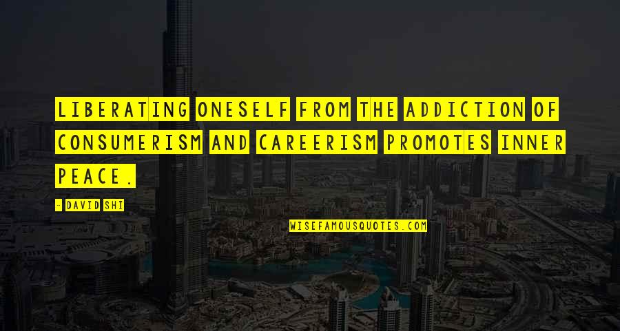 Prolast Quotes By David Shi: Liberating oneself from the addiction of consumerism and Prolast Quotes By David Shi: Liberating oneself from the addiction of consumerism and