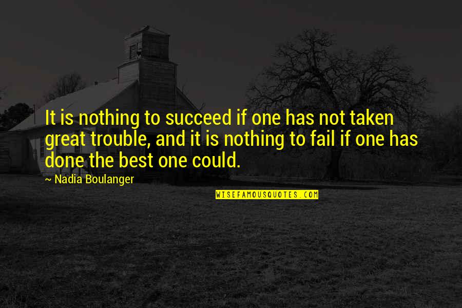 Prom Laurie Halse Anderson Quotes By Nadia Boulanger: It is nothing to succeed if one has Prom Laurie Halse Anderson Quotes By Nadia Boulanger: It is nothing to succeed if one has