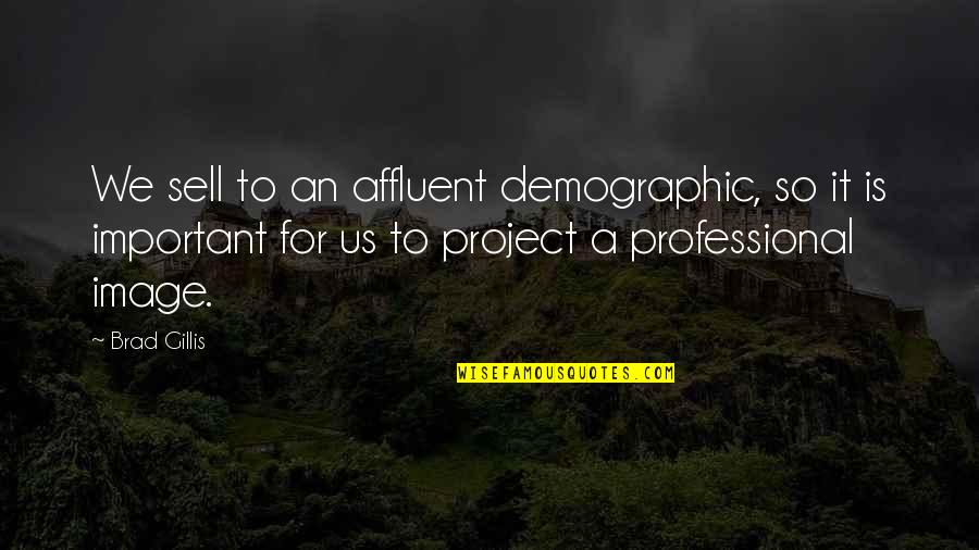Promise Danielle Steel Quotes By Brad Gillis: We sell to an affluent demographic, so it Promise Danielle Steel Quotes By Brad Gillis: We sell to an affluent demographic, so it