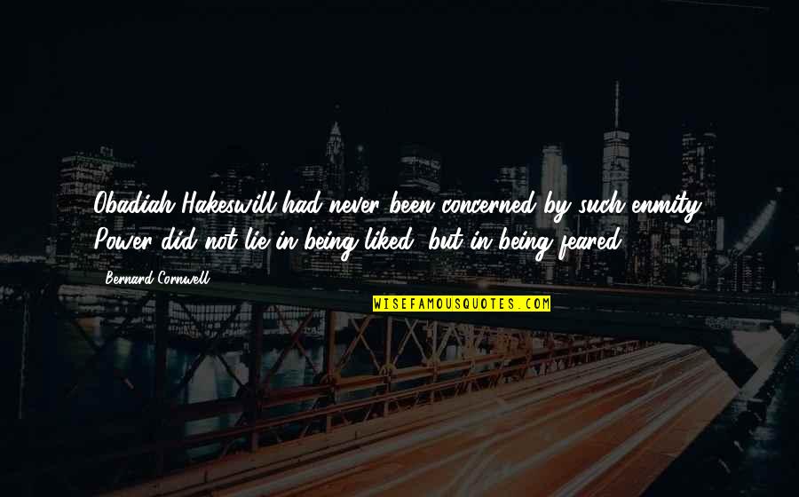 Promises Of Jesus Oic Quotes By Bernard Cornwell: Obadiah Hakeswill had never been concerned by such Promises Of Jesus Oic Quotes By Bernard Cornwell: Obadiah Hakeswill had never been concerned by such