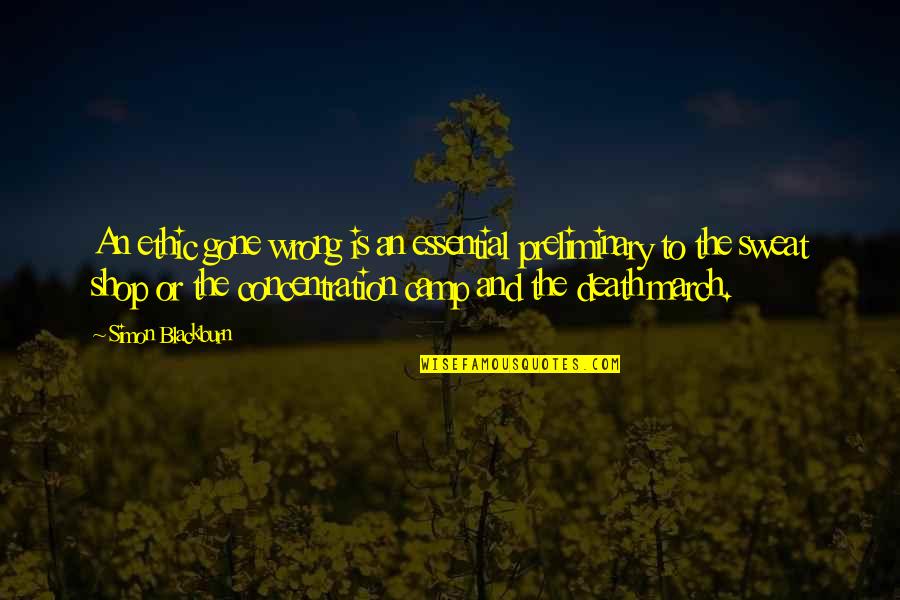 Promissory Note Quotes By Simon Blackburn: An ethic gone wrong is an essential preliminary Promissory Note Quotes By Simon Blackburn: An ethic gone wrong is an essential preliminary