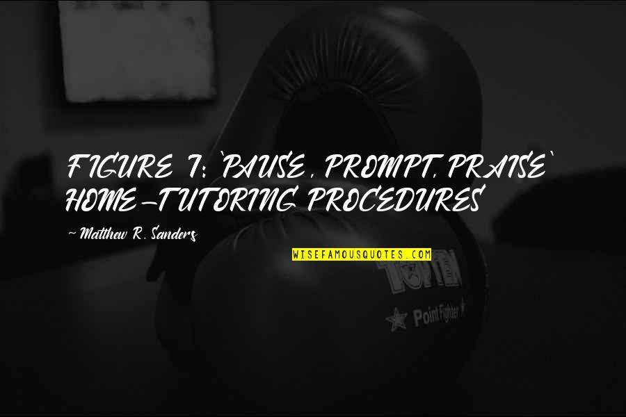 Prompt Quotes By Matthew R. Sanders: FIGURE 7: 'PAUSE, PROMPT, PRAISE' HOME-TUTORING PROCEDURES Prompt Quotes By Matthew R. Sanders: FIGURE 7: 'PAUSE, PROMPT, PRAISE' HOME-TUTORING PROCEDURES