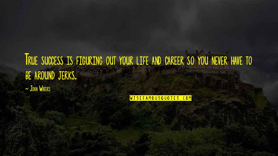 Propaedeutic Define Quotes By John Waters: True success is figuring out your life and