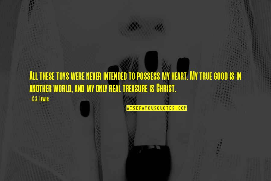 Prose Edda Snorri Sturluson Quotes By C.S. Lewis: All these toys were never intended to possess Prose Edda Snorri Sturluson Quotes By C.S. Lewis: All these toys were never intended to possess