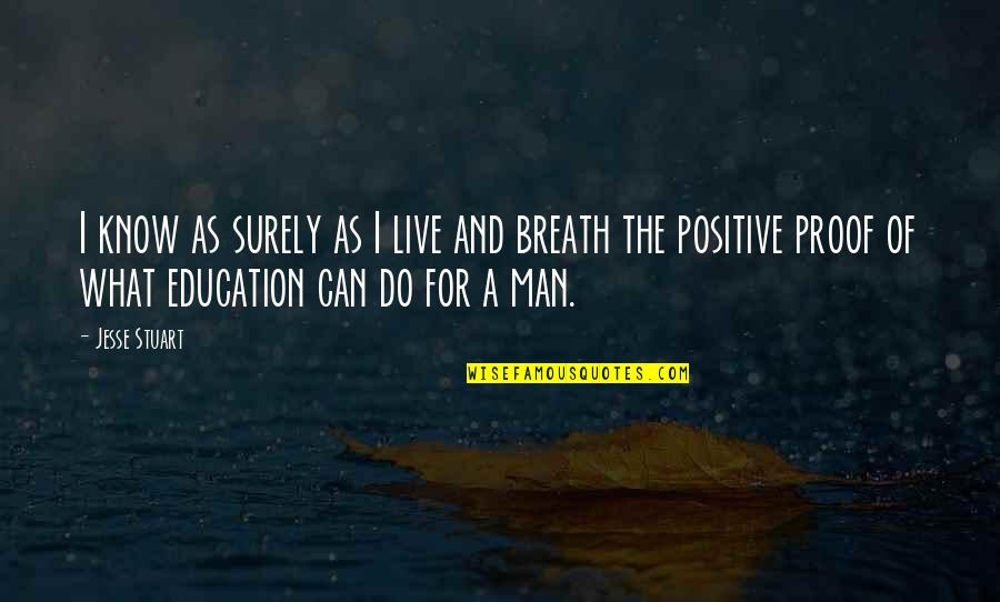 Proselytizing Examples Quotes By Jesse Stuart: I know as surely as I live and