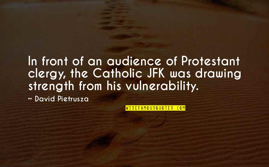 Protestant Quotes By David Pietrusza: In front of an audience of Protestant clergy,