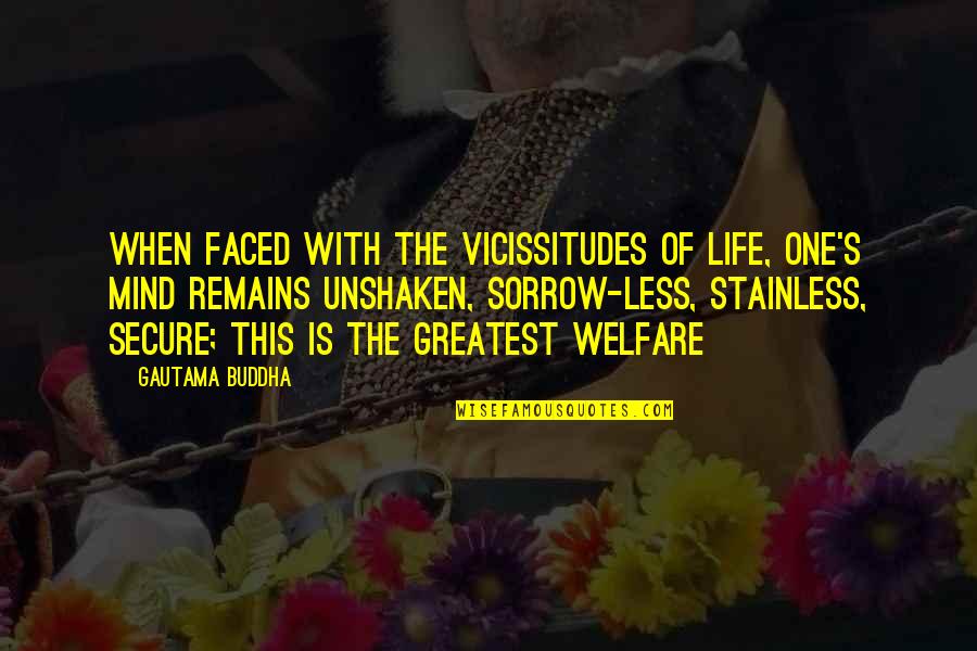 Provable Pandemic Prophecies Quotes By Gautama Buddha: When faced with the vicissitudes of life, one's Provable Pandemic Prophecies Quotes By Gautama Buddha: When faced with the vicissitudes of life, one's